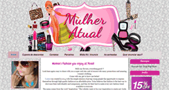 Desktop Screenshot of mulher-atual.com